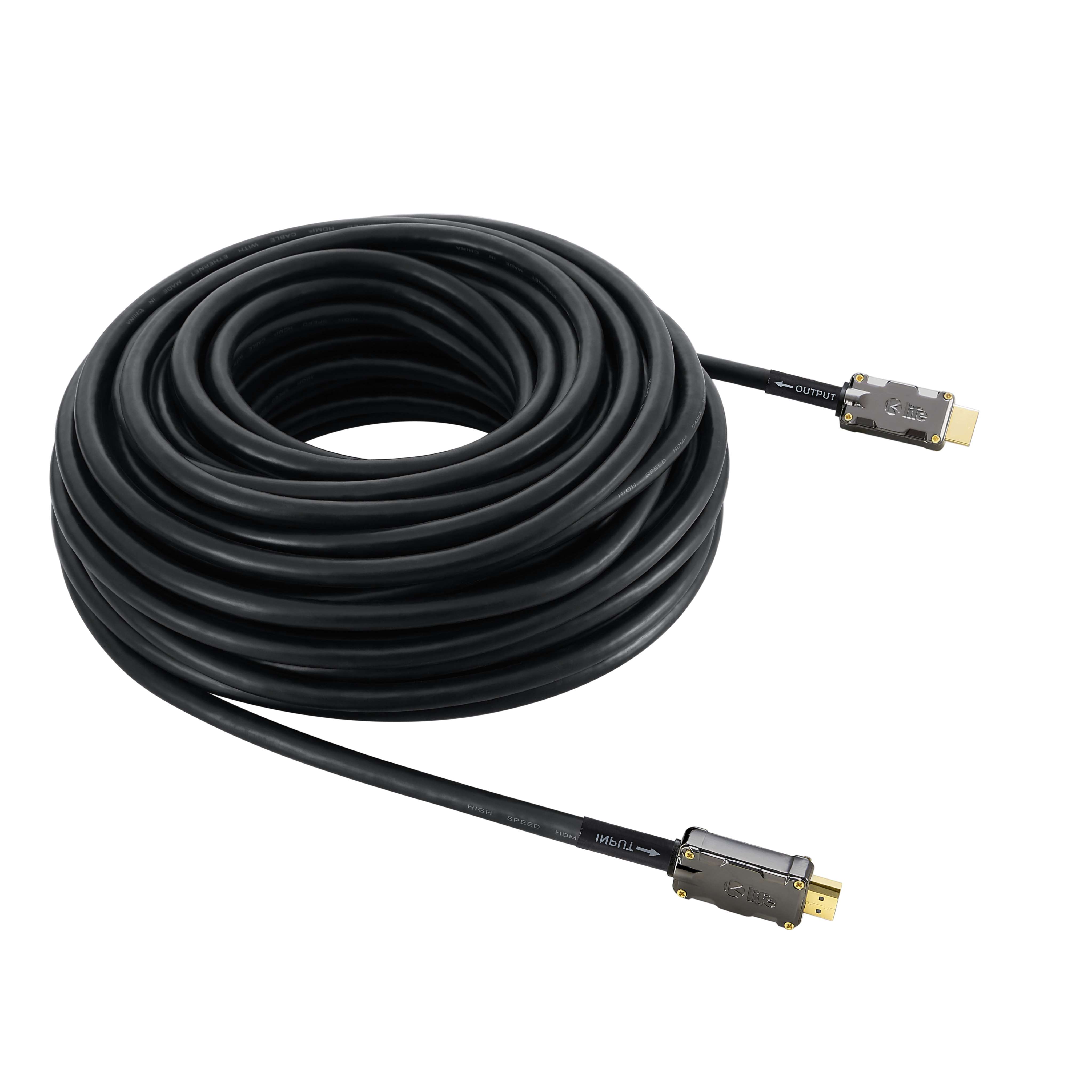 4K HDMI Cable 40 Feet - Black - 深圳柯昂电子商务有限公司